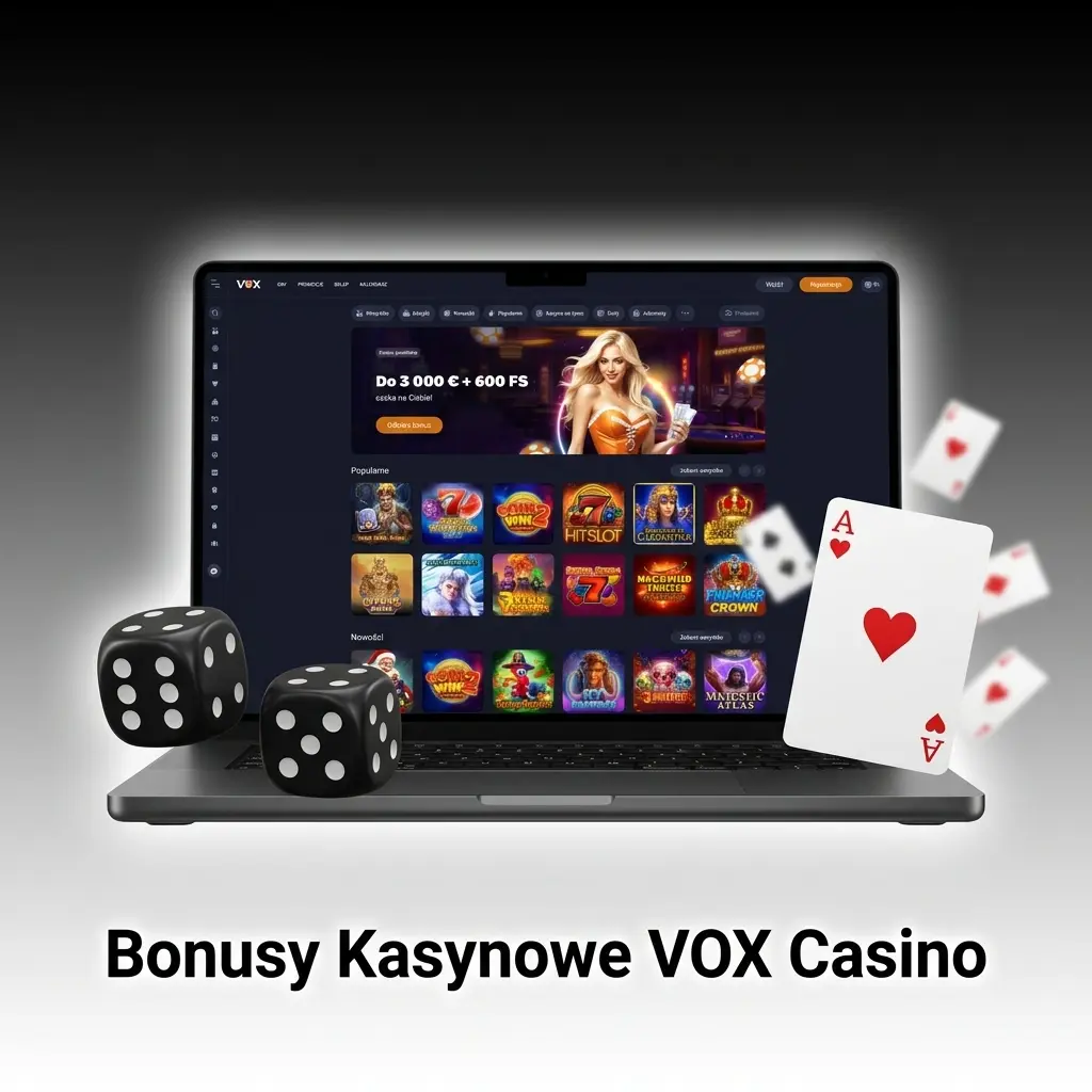 Bonusy kasynowe VOX Casino – darmowe spiny, cashback i nagrody dla graczy w Polsce